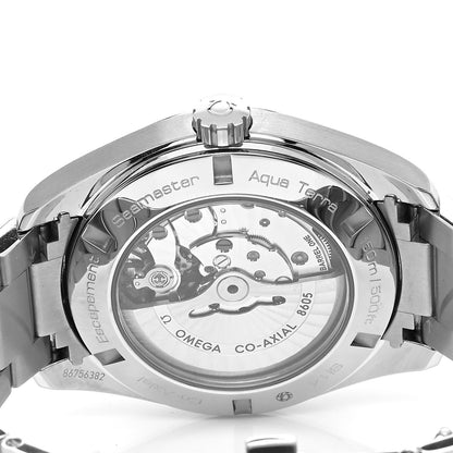 Omega Stainless Steel 43mm Seamaster Aqua Terra 150 GMT Annual Calendar Automatic Watch Blue 231.10.43.22.03.001 4 of 5