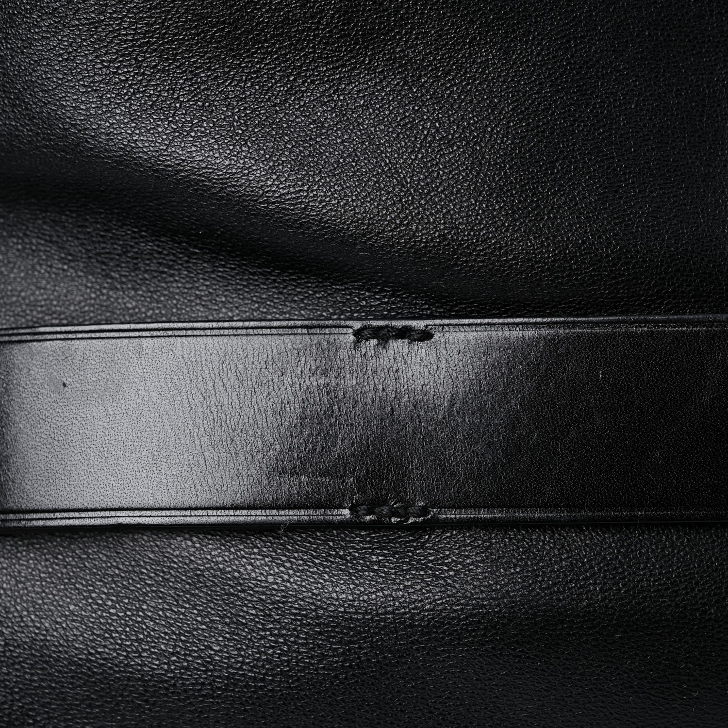 Burberry Soft Lambskin Bridle Calfskin Medium Gosford Hobo Black 18 of 26