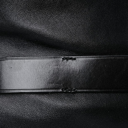 Burberry Soft Lambskin Bridle Calfskin Medium Gosford Hobo Black 18 of 26
