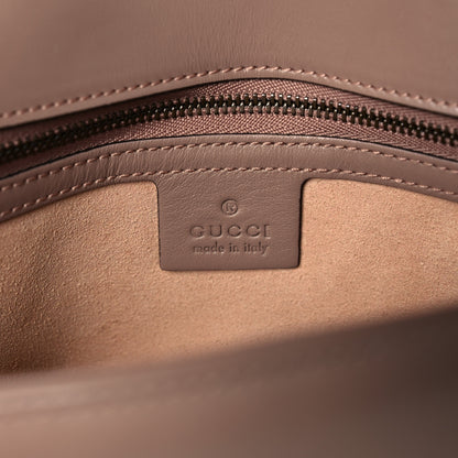 Gucci Calfskin Matelasse Small GG Marmont Shoulder Bag Porcelain Rose 5 of 11