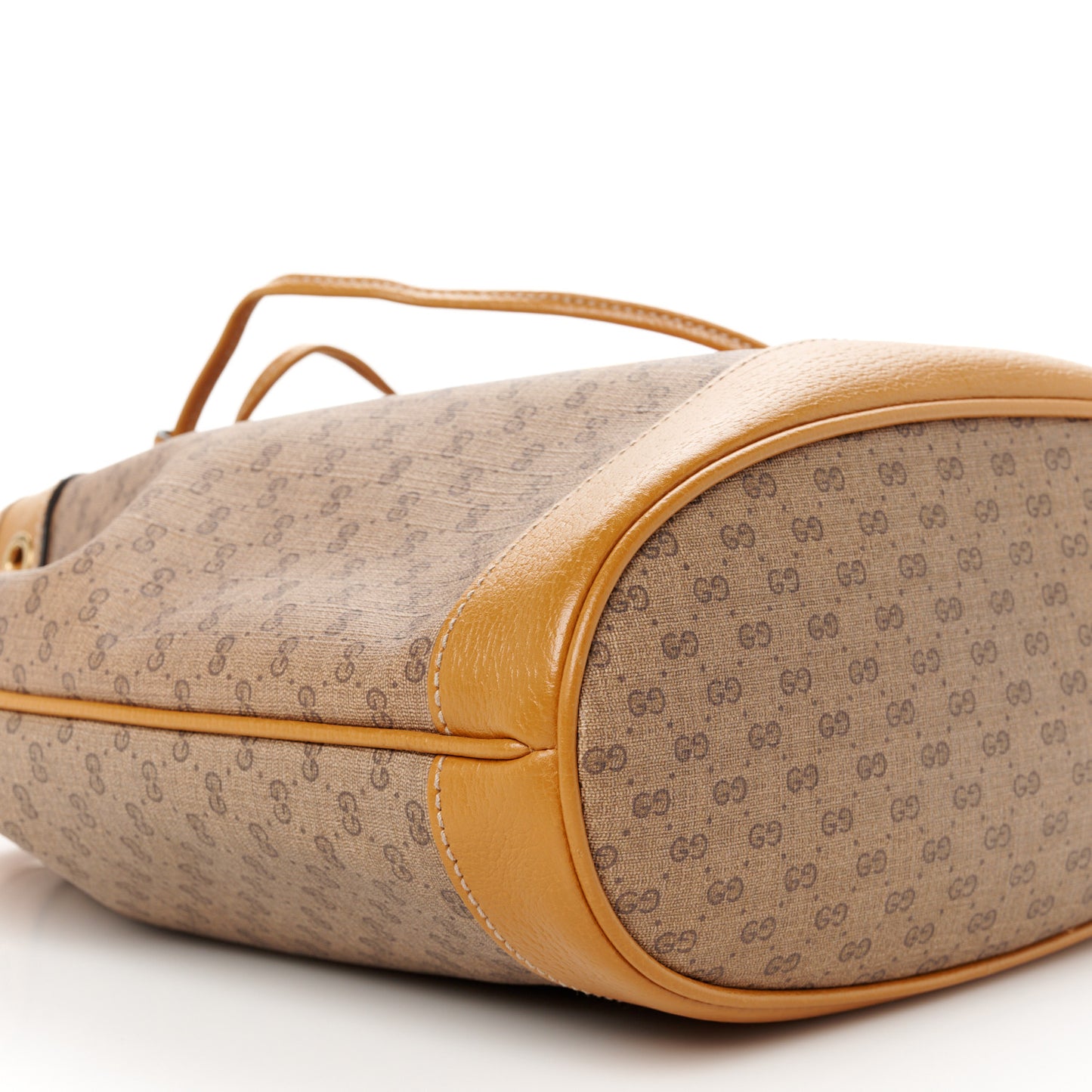 X DISNEY Mini Vintage GG Supreme Monogram Bucket Bag Beige Vintage Sun Oil