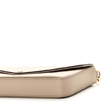 Louis Vuitton Empreinte Pochette Felicie Chain Wallet Tourterelle 10 of 10
