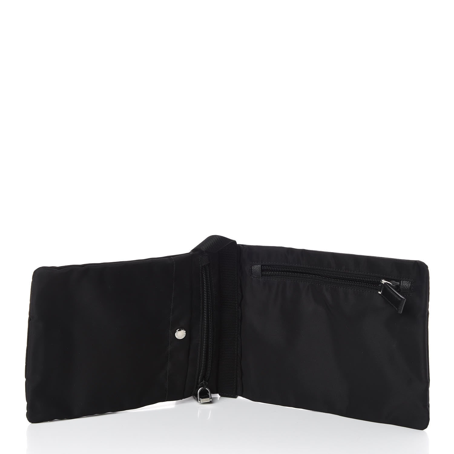 Prada Tessuto Nylon Crossbody Bag Black 5 of 9