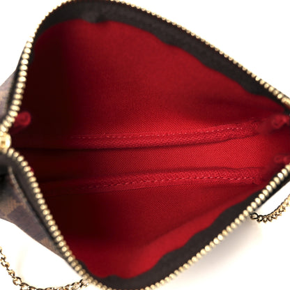 Louis Vuitton Damier Ebene Mini Pochette Accessories 5 of 11