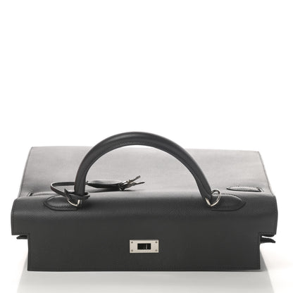 Hermes Epsom Kelly Sellier 35 Black 18 of 43