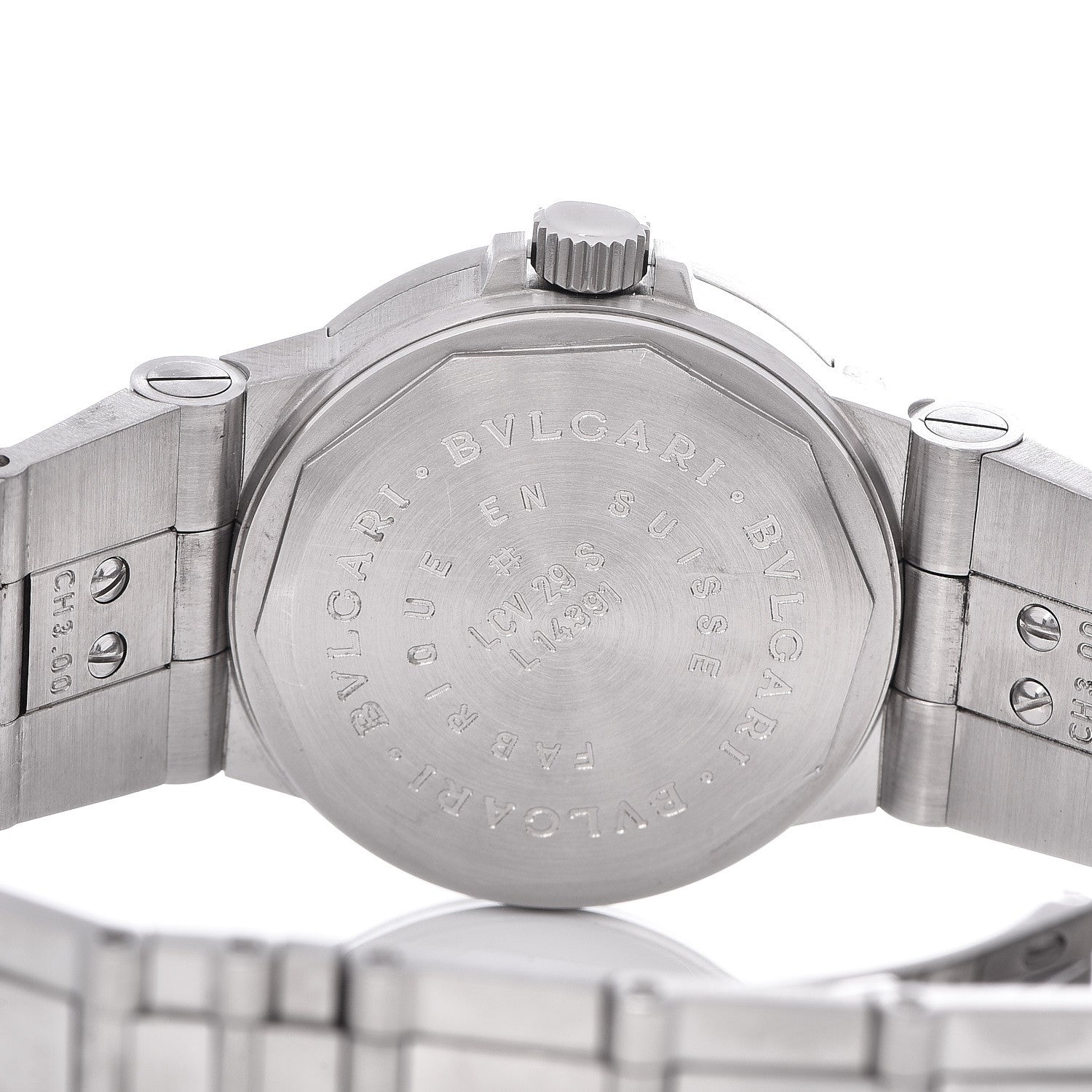 Bulgari Stainless Steel 29mm Diagono Automatic Watch Black 5 of 6