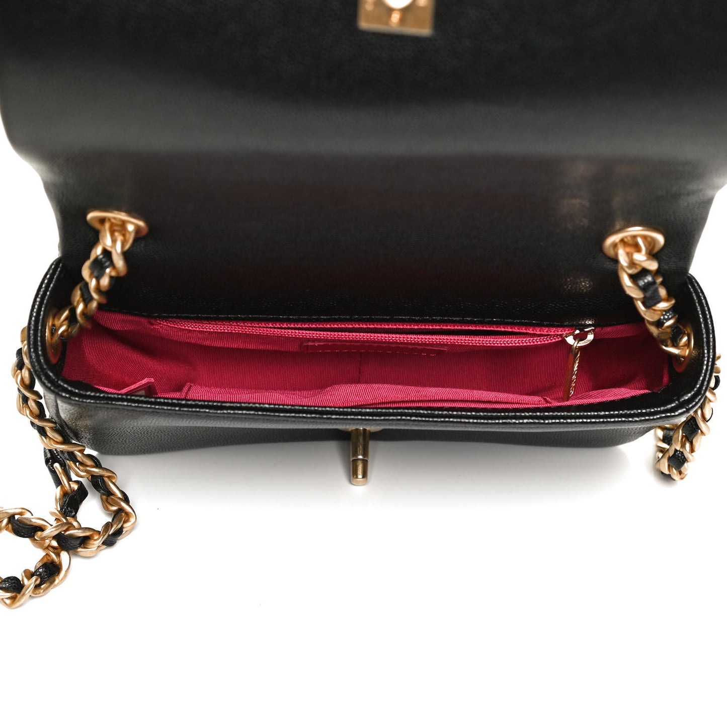 Caviar Quilted Small Fashion Therapy Flap Bag Black