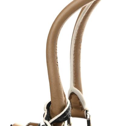 Fendi Vitello Baltico Dolce Petite 3Jours Tote Sand Black 15 of 18