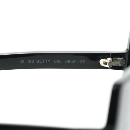 Saint Laurent Acetate Betty Sunglasses SL183 Black 7 of 7