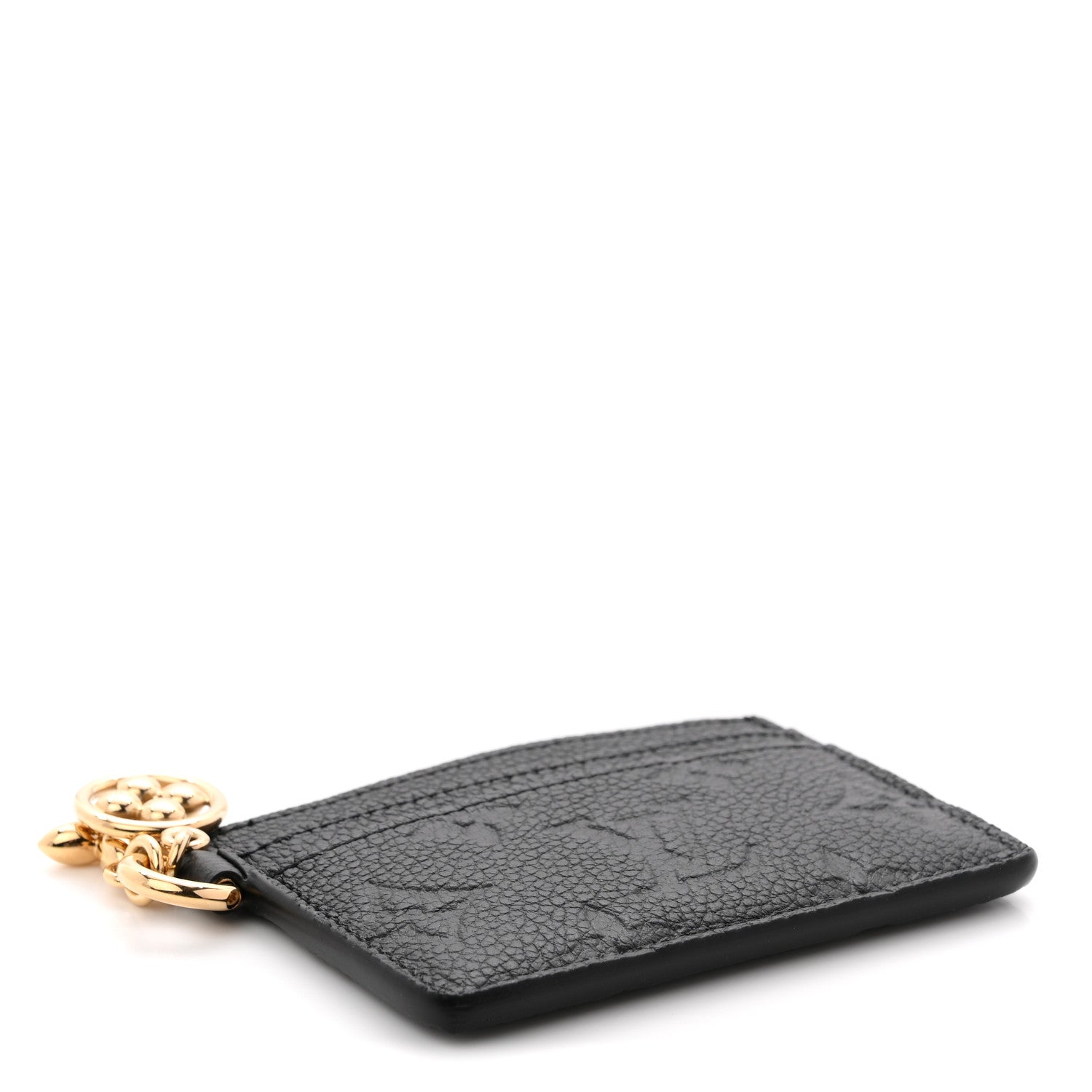 Louis Vuitton Empreinte Monogram LV Charms Card Holder Black 4 of 7