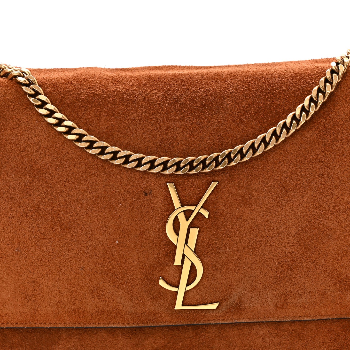 Calfskin Crocodile Embossed Suede Medium Reversible Monogram Kate Satchel Military Taupe
