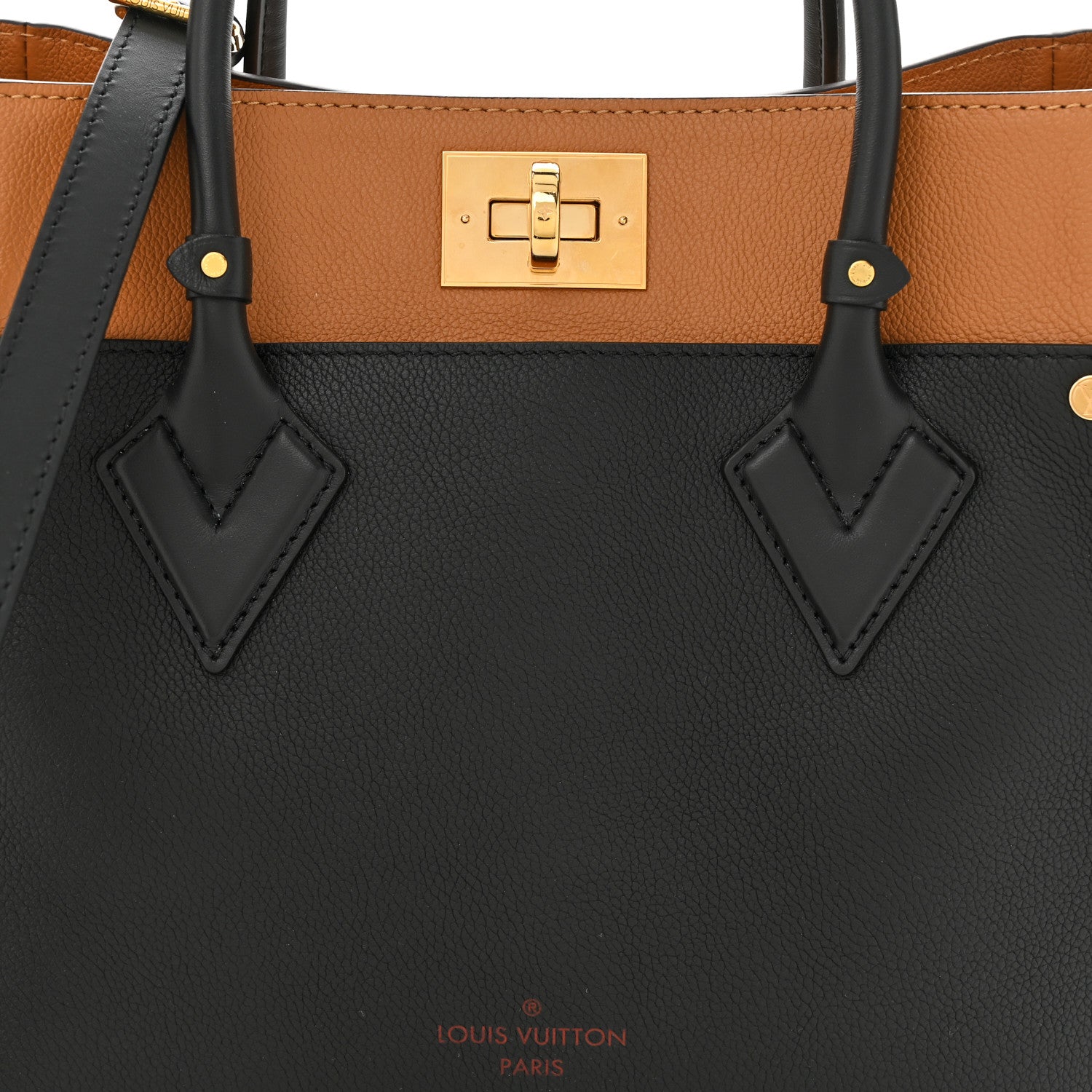 Louis Vuitton Calfskin Monogram On My Side Black 8 of 10