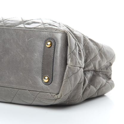 Chanel Glazed Calfskin Stingray Bindi CC Tote Grey 10 of 16