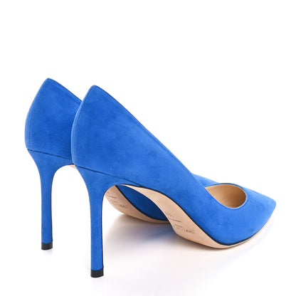 Jimmy Choo Suede Romy 85 Pumps 39.5 Electric Blue 5 of 8