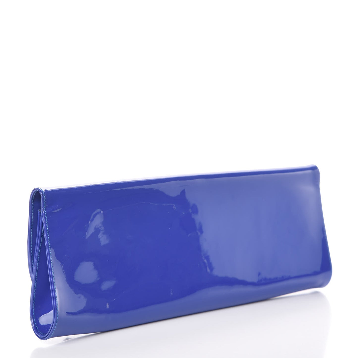 Patent Pigalle Clutch Pervenche