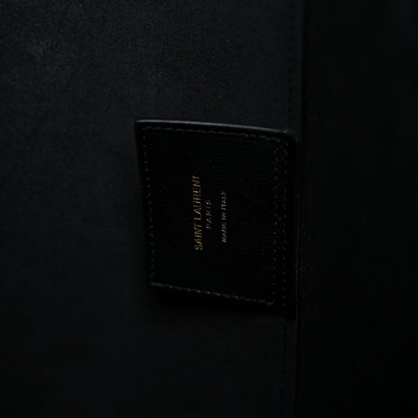 Calfskin Large Shopping Tote Black