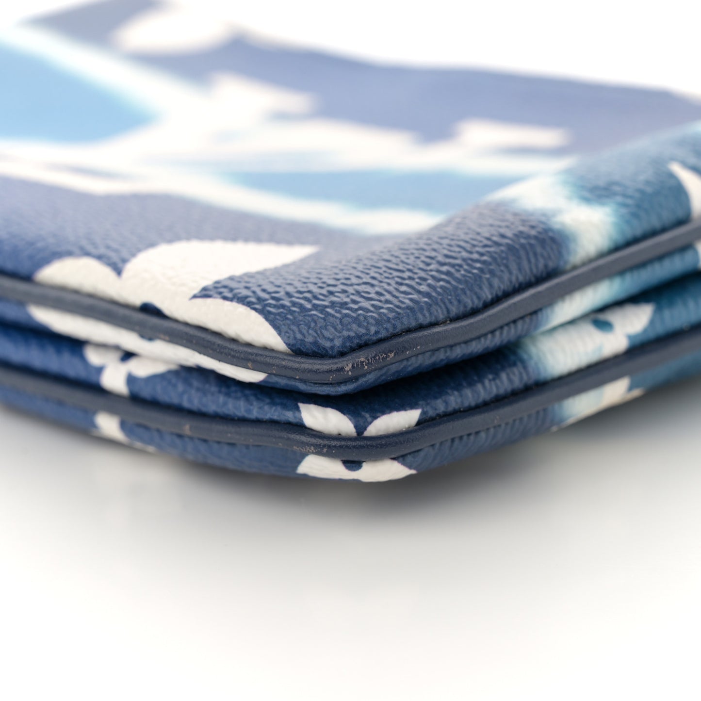 Monogram Giant Escale Double Zip Pochette Blue