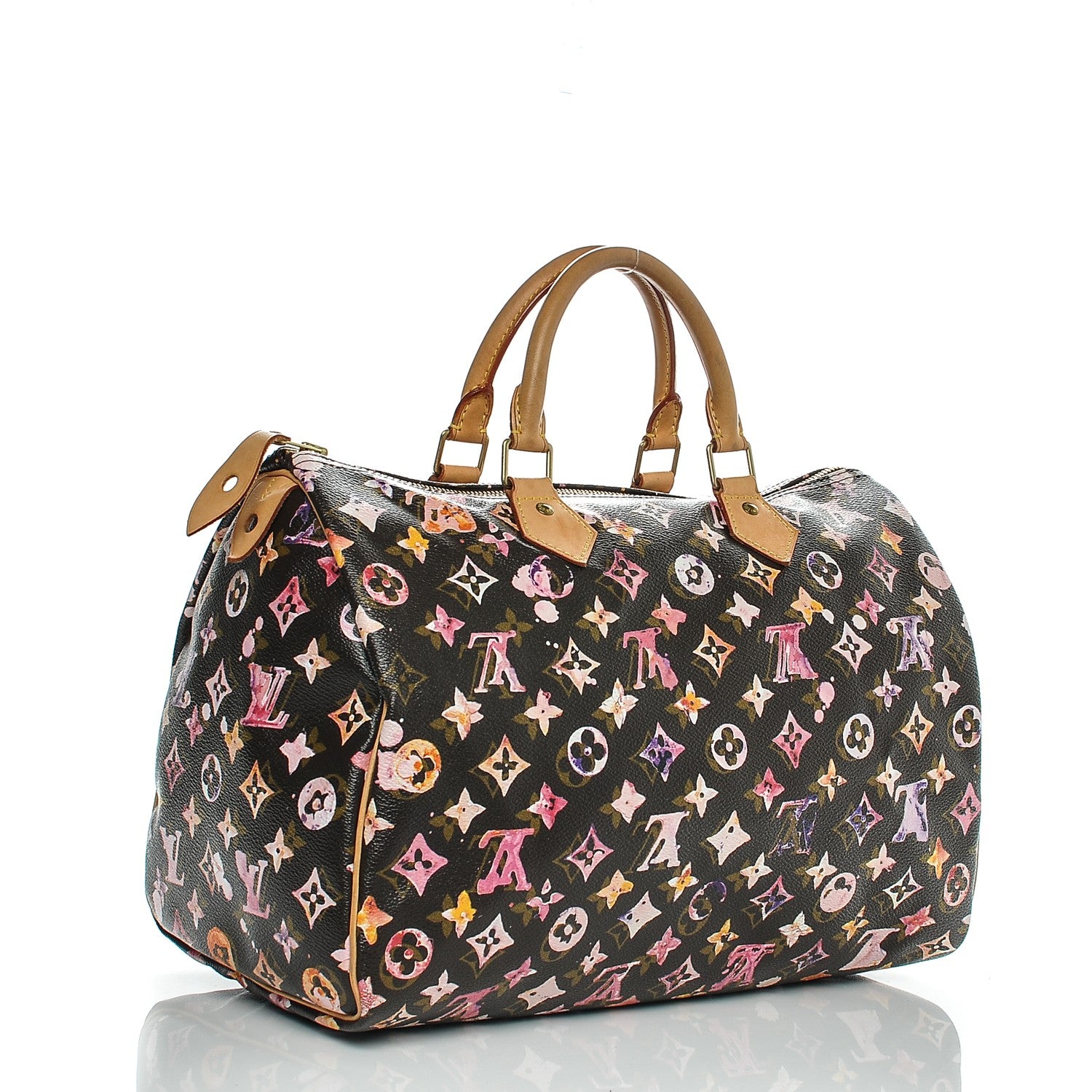 Louis Vuitton Watercolor Aquarelle Speedy 35 Brown 3 of 6