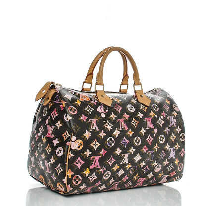 Louis Vuitton Watercolor Aquarelle Speedy 35 Brown 3 of 6
