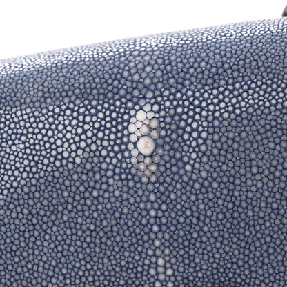 Chanel Galuchat Stingray Small Boy Flap Blue 14 of 15
