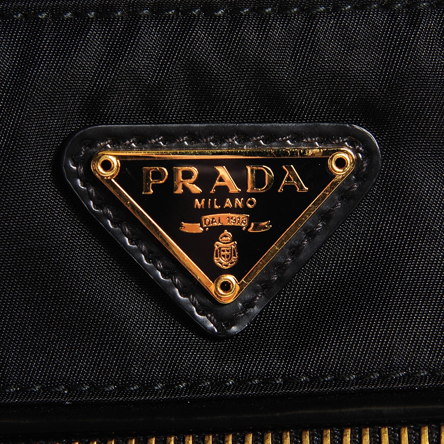 Prada Tessuto Nylon Pochette Nero Black 6 of 9