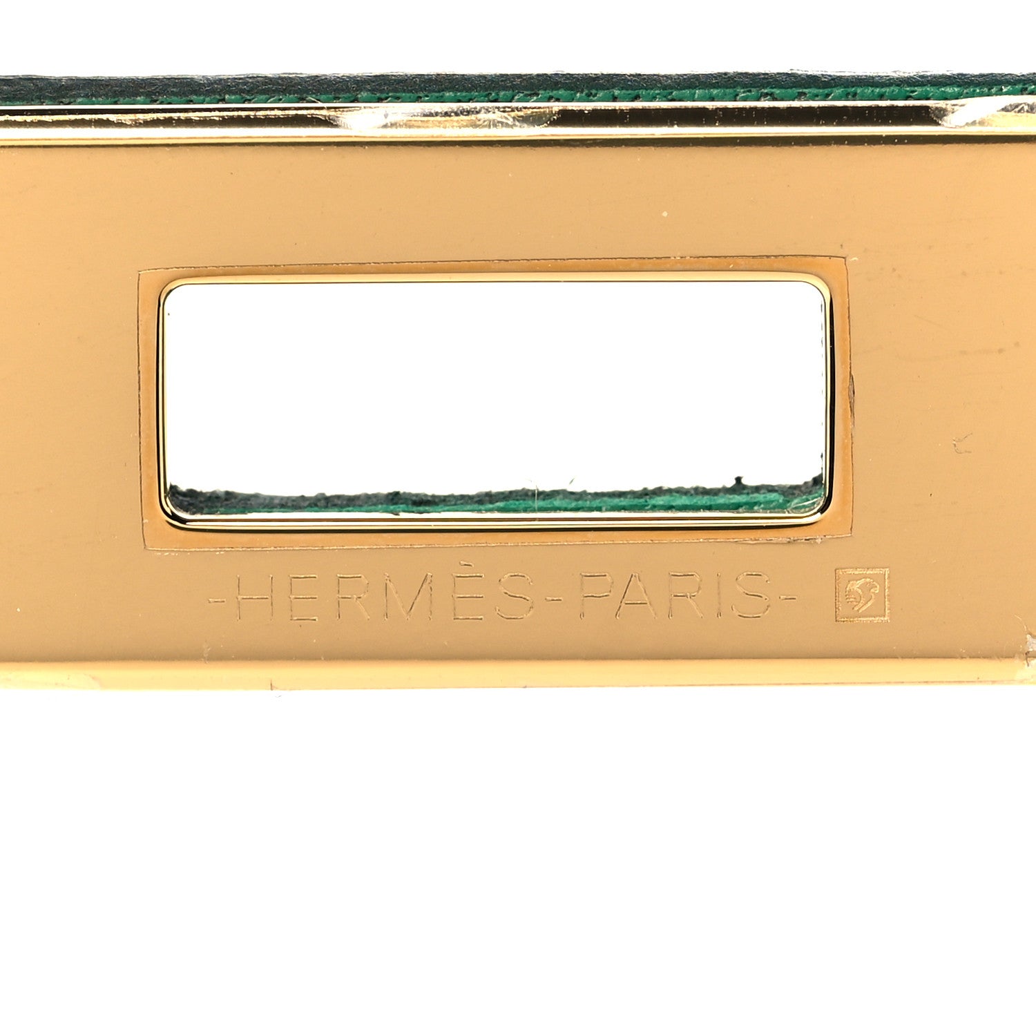 Hermes Swift Kelly Pochette Clutch Vert Vertigo 25 of 28