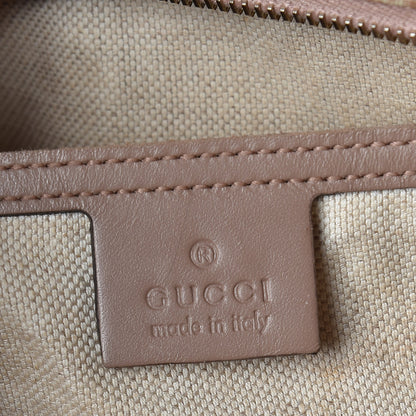 Gucci GG Supreme Monogram Medium Zippered Shopping Tote Winter Rose 8 of 13