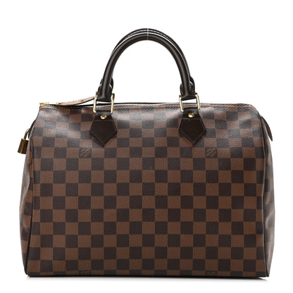 Louis Vuitton Damier Ebene Speedy 30 1 of 10