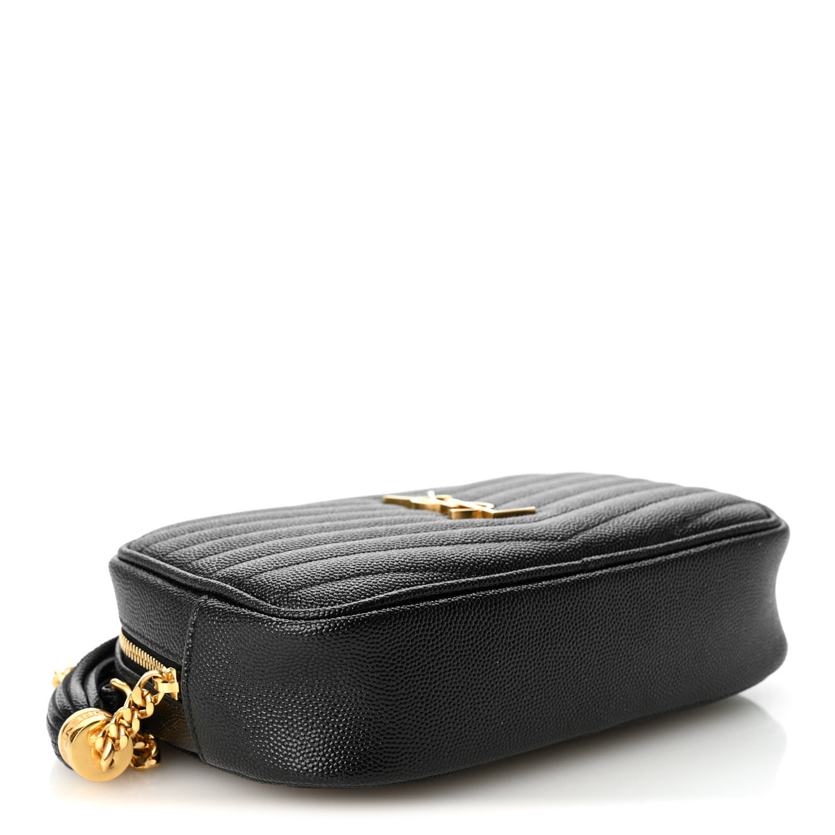 Grain De Poudre Matelasse Monogram Mini Lou Camera Bag Black