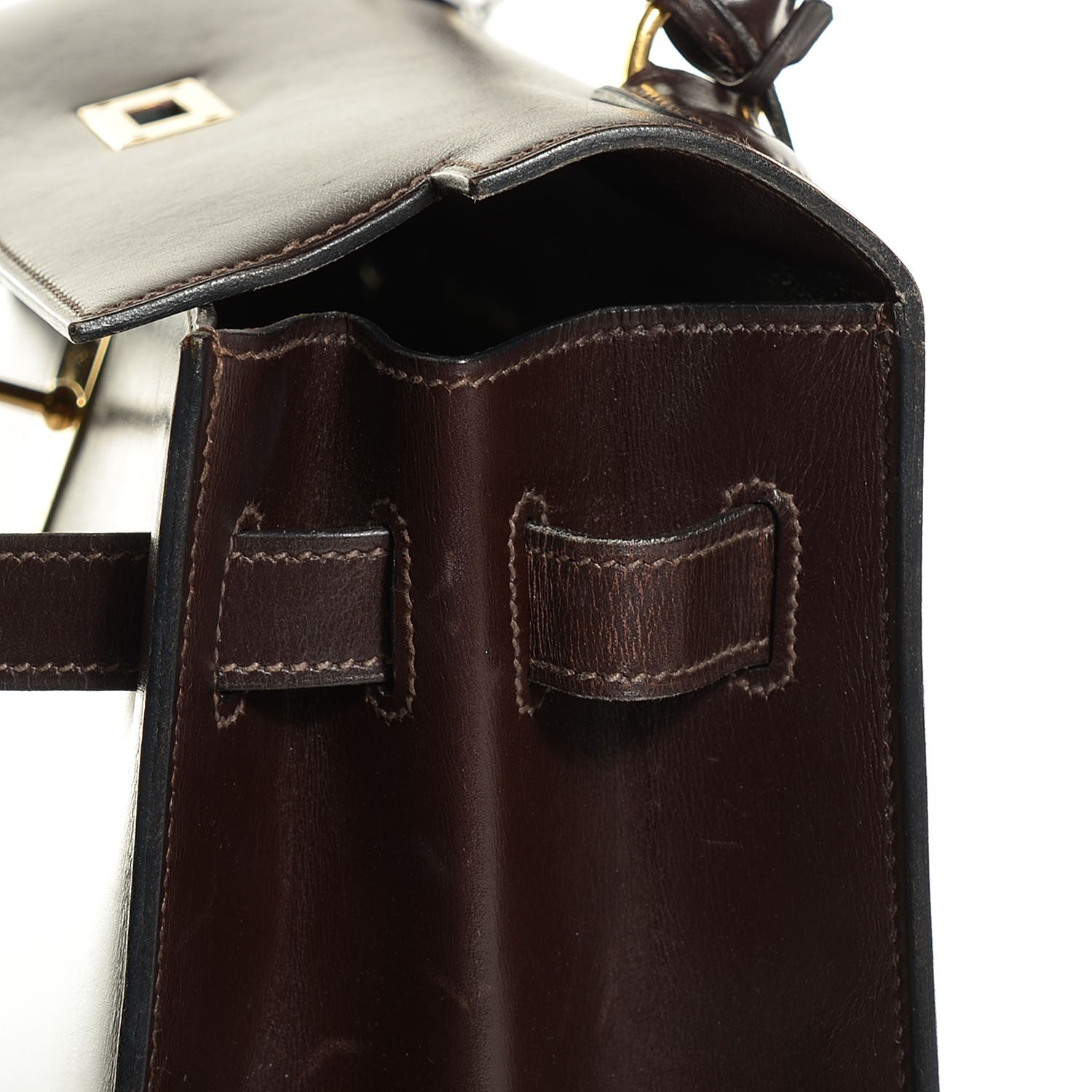 Hermes Box Kelly Sellier 32 Chocolate 20 of 22