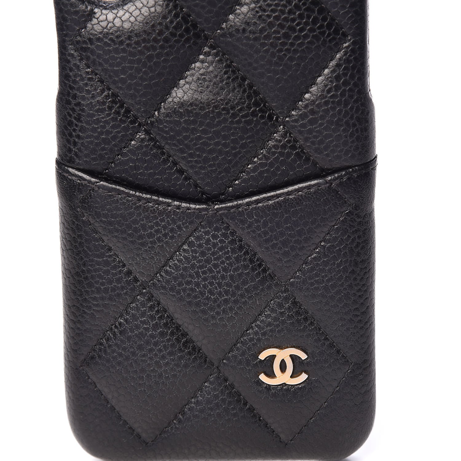 Chanel Caviar Quilted iPhone X Coco Tech Case Black 7 of 7