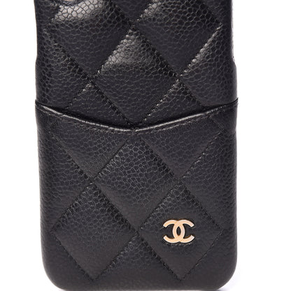 Chanel Caviar Quilted iPhone X Coco Tech Case Black 7 of 7