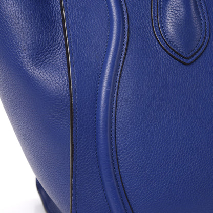 Celine Drummed Calfskin Mini Luggage Indigo 15 of 21