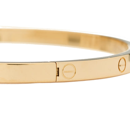 Cartier 18K Yellow Gold Small LOVE Bracelet 17 4 of 9