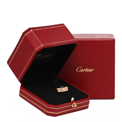 Cartier 18K Pink Gold 5.5mm LOVE Ring 48 4.5 5 of 5