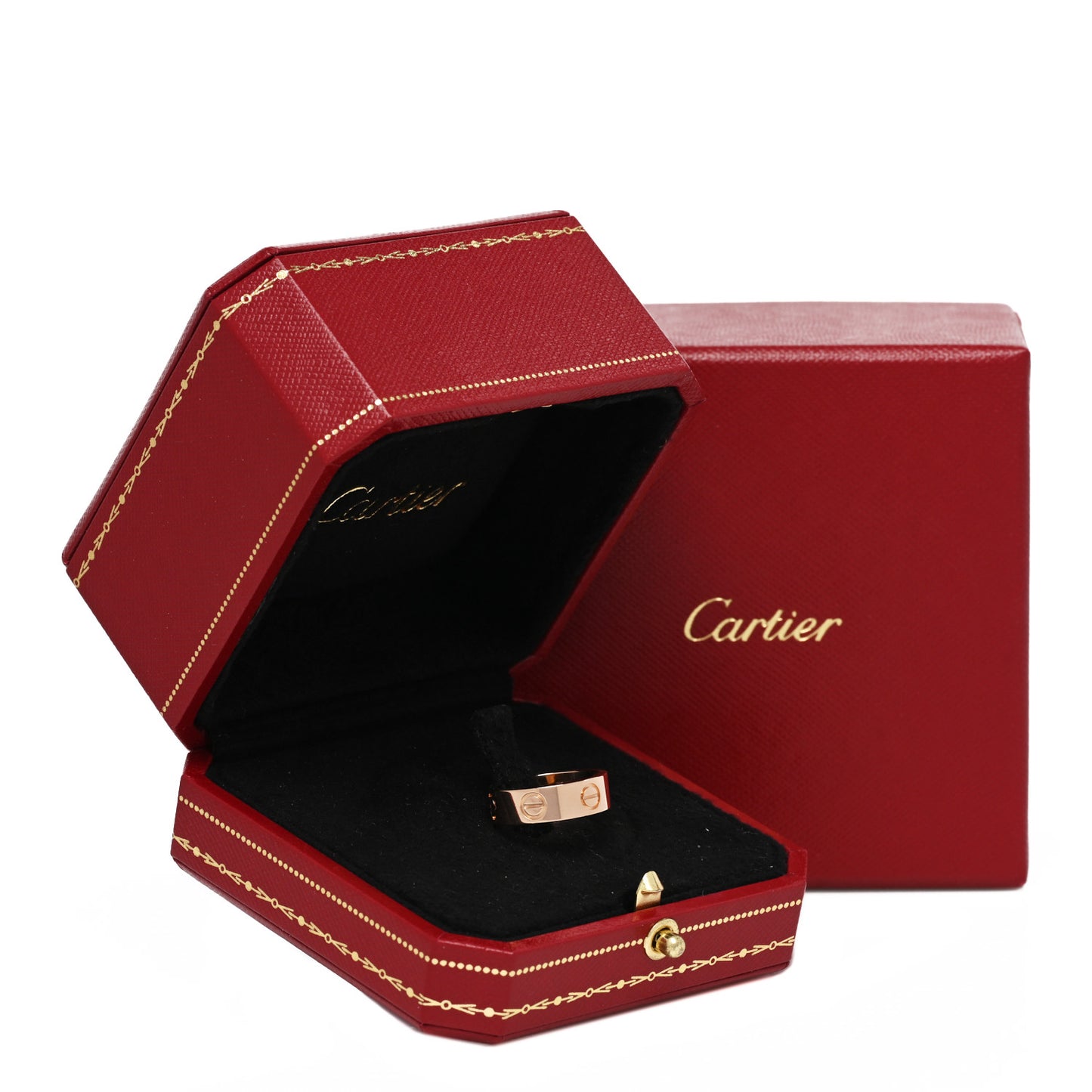 18K Pink Gold 5.5mm LOVE Ring 48 4.5