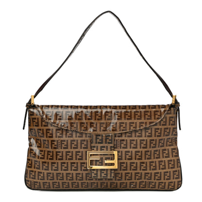 Fendi Vinyl Zucchino Baguette Tobacco 1 of 16