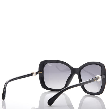 Chanel Pearl Polarized Sunglasses 5303-H Black 4 of 9