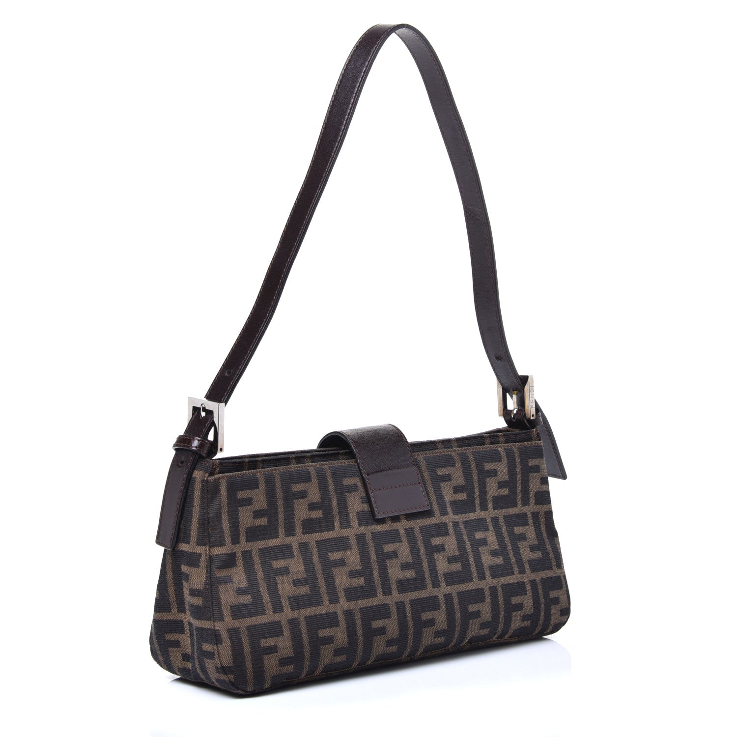 Fendi Zucca Shoulder Bag Tobacco 3 of 9