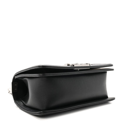 Chanel Calfskin Chain Chevron Small Boy Flap Black 4 of 10