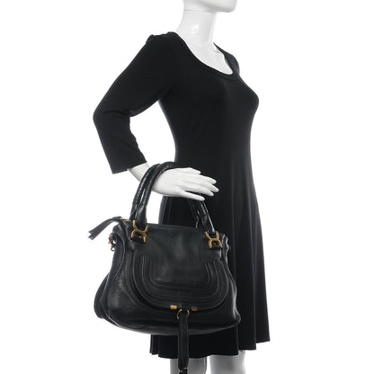 Chloe Calfskin Medium Marcie Satchel Black 5 of 14
