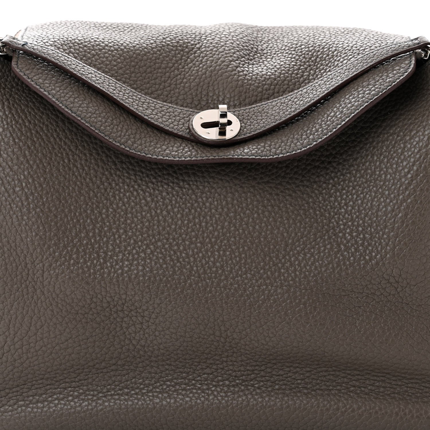 Hermes Taurillon Clemence Verso Lindy 34 Etain Bleu Indigo 8 of 15