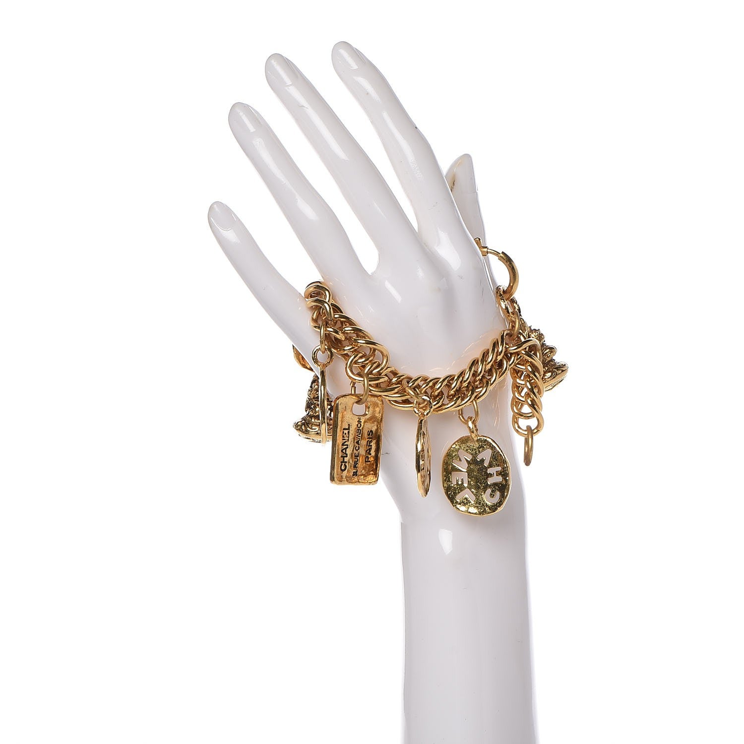 Chanel Charm Bracelet Gold 2 of 6