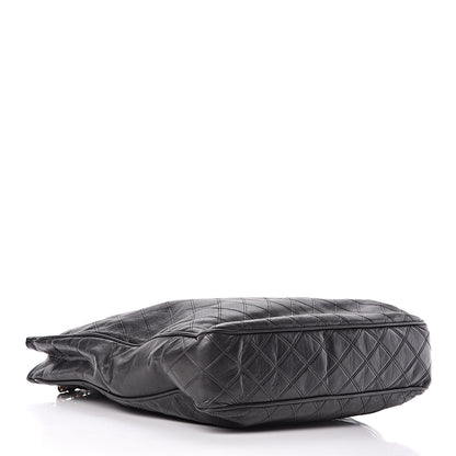 Chanel Lambskin Stitched Shopper Tote Black 4 of 14