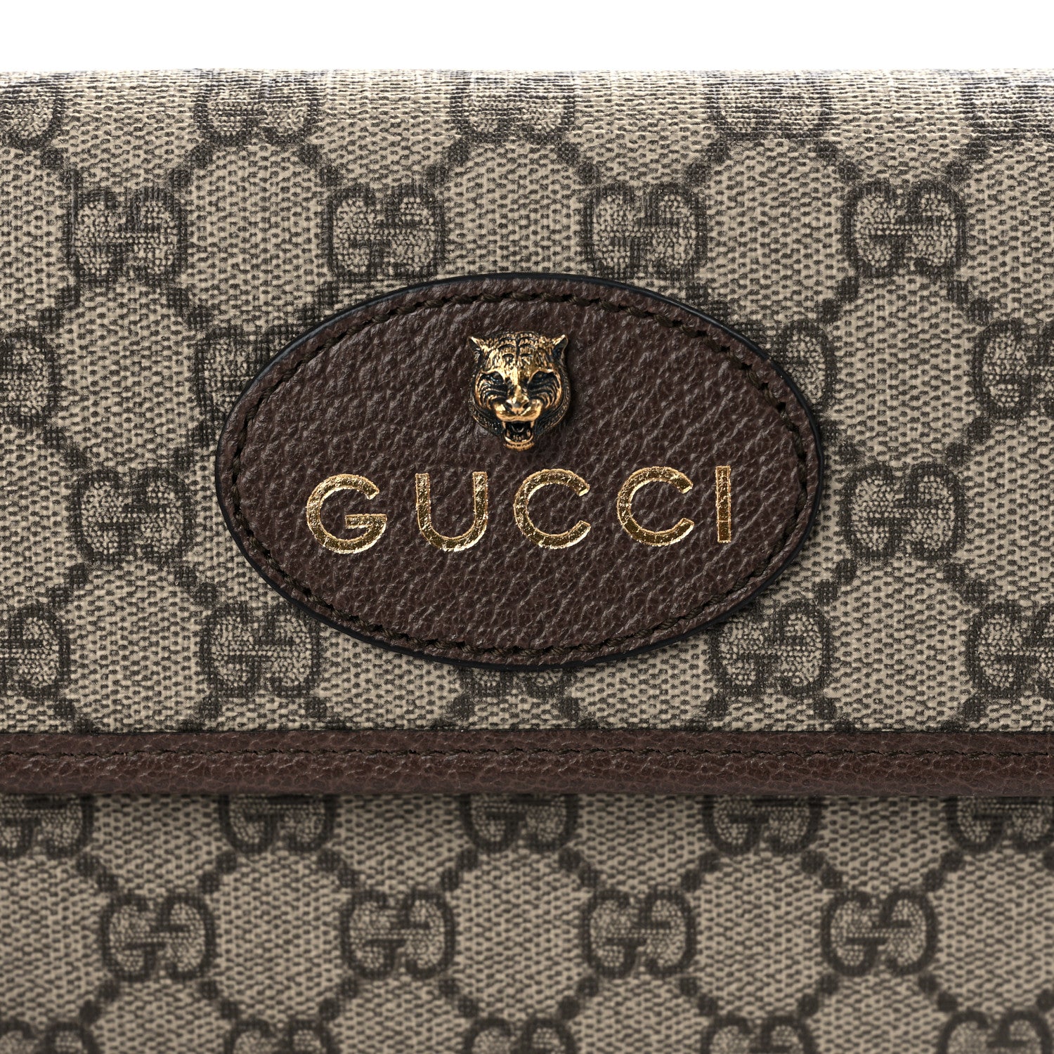 Gucci GG Supreme Monogram Neo Vintage Web Belt Bag Brown 11 of 13