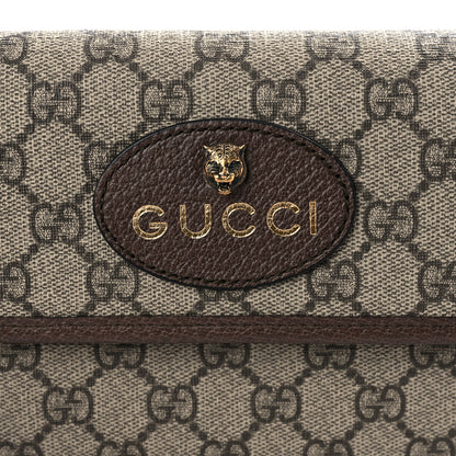 Gucci GG Supreme Monogram Neo Vintage Web Belt Bag Brown 11 of 13