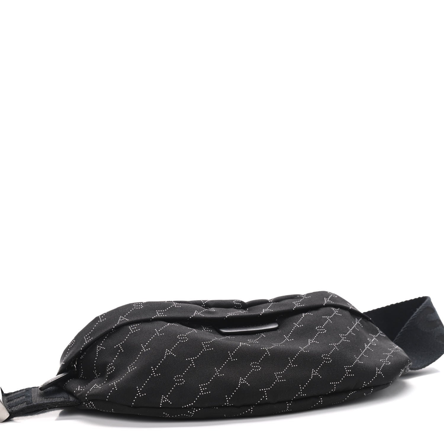 Stella McCartney Eco Padded Nylon Logo Falabella Bum Bag Black 4 of 8