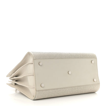 Saint Laurent Calfskin Studded Small Sac De Jour White 4 of 20