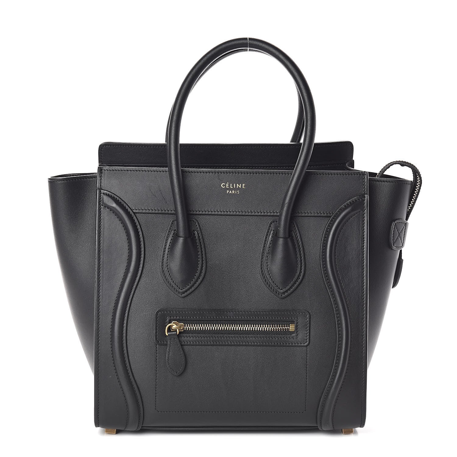 Celine Smooth Calfskin Micro Luggage Black 1 of 9