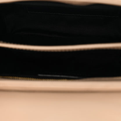 Saint Laurent Calfskin Y Quilted Monogram Toy Loulou Crossbody Bag Dark Beige 5 of 10